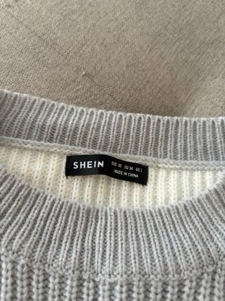 Jersey SHEIN cropped rayas