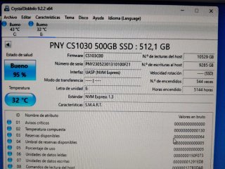Disco Duro SSD NVMe PNY 500GB