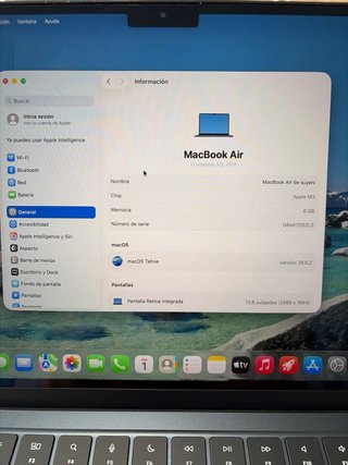 MacBook Air M3 8GB RAM 256GB SSD