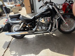 Honda Shadow 750 Negra