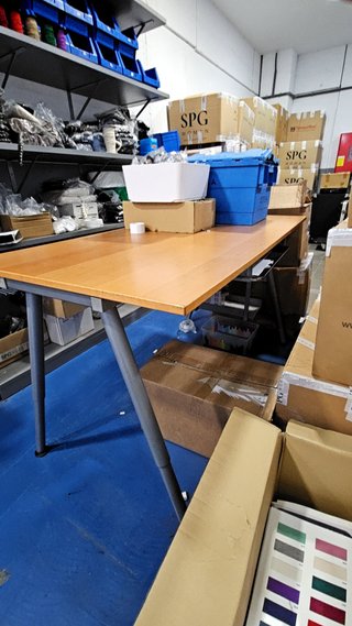 Mesa de trabajo.