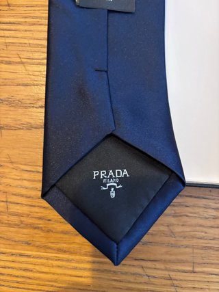 Corbata Prada Azul Marino