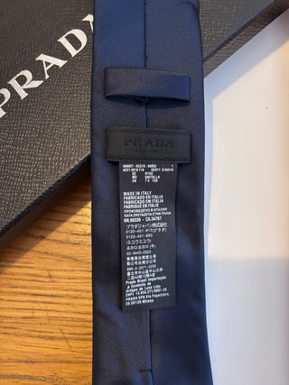 Corbata Prada Azul Marino