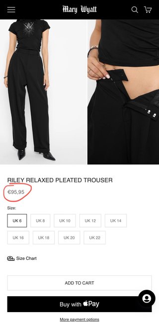 PANTALÓN PLISADO RILEY MARY WYATT