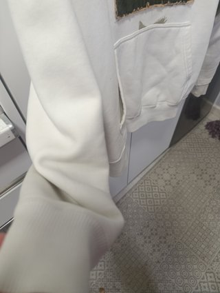 Sudadera Quiksilver Clásica Blanca