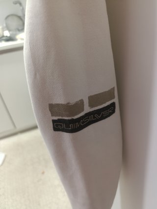 Sudadera Quiksilver Clásica Blanca