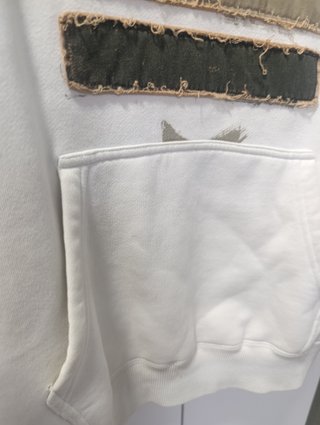 Sudadera Quiksilver Clásica Blanca