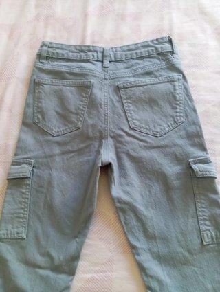 Tejanos Cargo Azul de Mango XXS