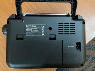 Radio Retekess TR604 FM/AM Negra