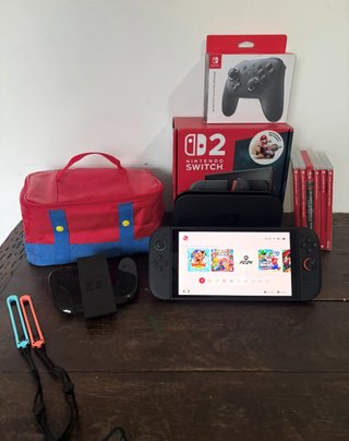 Nintendo Switch 2 con accesorios