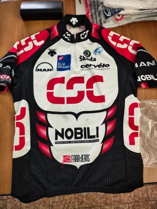 Maglia Ciclismo CSC Autografata Ivan Basso SIGNED
