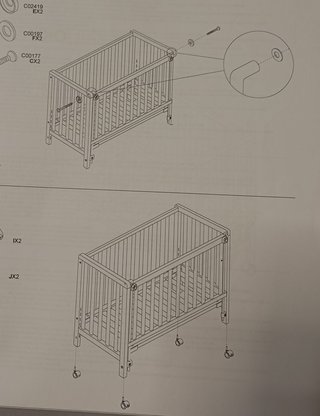 Cuna Mi Cuna Nordica bebé
