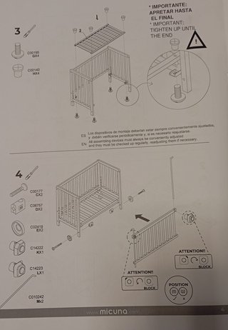 Cuna Mi Cuna Nordica bebé
