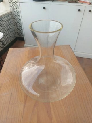Decantador de vino de cristal