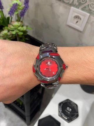 Reloj Oakley Blade 2 Plata y Rojo