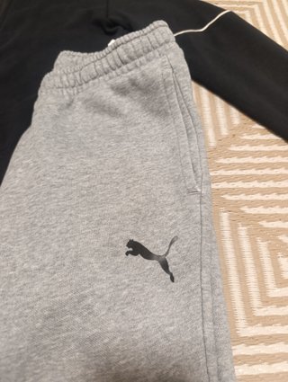 Conjunto Chándal Puma Negro y Gris