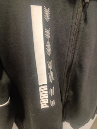 Conjunto Chándal Puma Negro y Gris