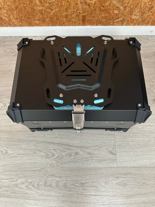 Maleta de Moto de Aluminio 55L Negra