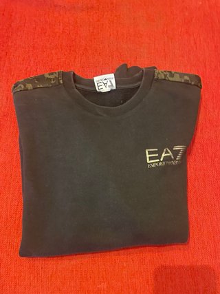 Sudadera EA7 Emporio Armani Negra
