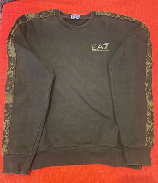 Sudadera EA7 Emporio Armani Negra
