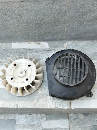 Carcasa y ventilador de extractor