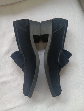 Zapatos de Ante Negros Talla 40
