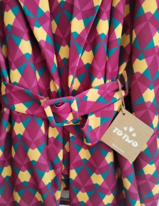 Traje de chaqueta Estampado Geométrico