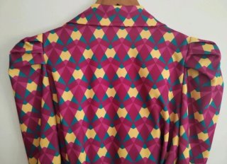 Traje de chaqueta Estampado Geométrico