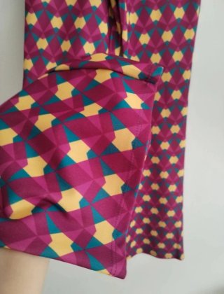 Traje de chaqueta Estampado Geométrico