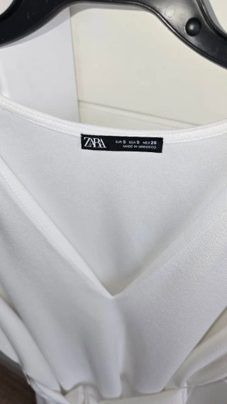 Vestido blanco Zara