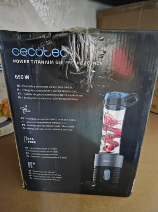 Batidora Cecotec Power Titanium 650 Fresh&Go
