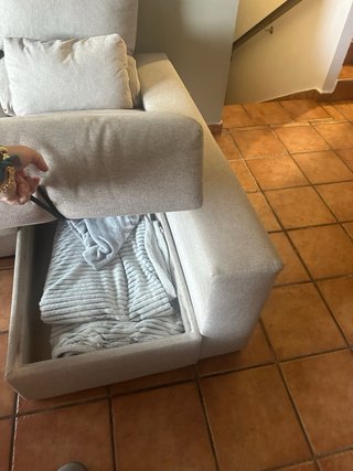Divano a 2 posti con chaise longue
