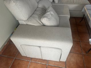 Divano a 2 posti con chaise longue