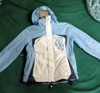 Chaqueta de esquí Billabong azul y blanca