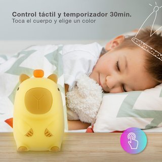 Luz de Noche Infantil LED Capibara