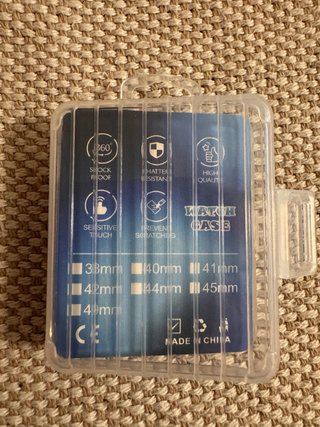 Carcasa protectora para Apple Watch 38mm nueva