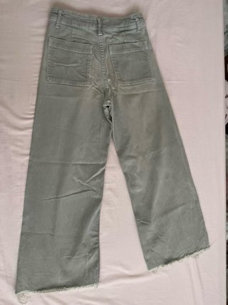 Pantalones anchos verde
