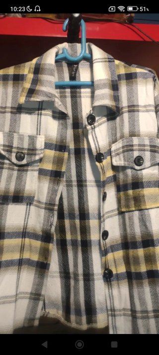 Sobrecamisa cuadros mujer multicolor