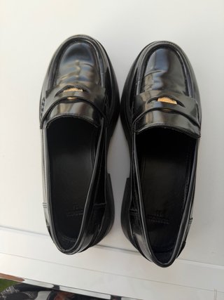Mocasines Bershka Talla 36 Negros