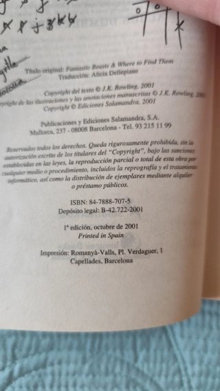 Animales Fantasticos y Donde Encontrarlos