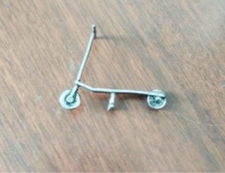 Monopattino da collezione Argento 800