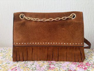 Bolso Parfois Marrón con Flecos