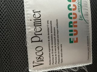 Colchón Viscoelástico EUROCOLCHON + base tapizada