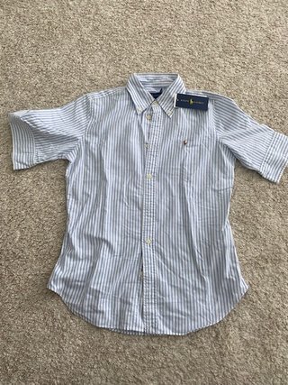 Blusa Ralph Lauren Mujer Manga Corta Nueva