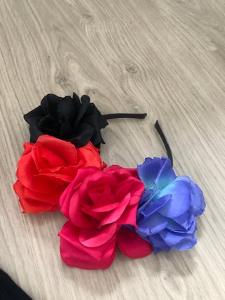 Medias Disfraz Halloween Calavera y Rosas y diadem