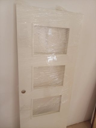 Puerta lacada blanca corredera 195x72,5x3,5cm