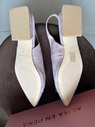 Zapatos Alma en Pena Rosa con Piedra
