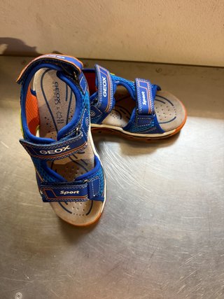 Sandalias Geox Niños Azul Naranja