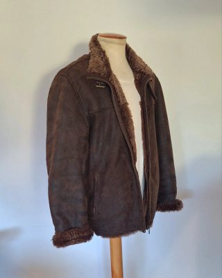 Chaqueta de Piel Estilo Aviador