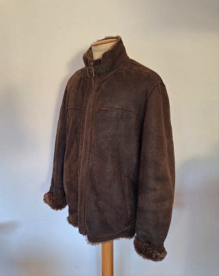 Chaqueta de Piel Estilo Aviador